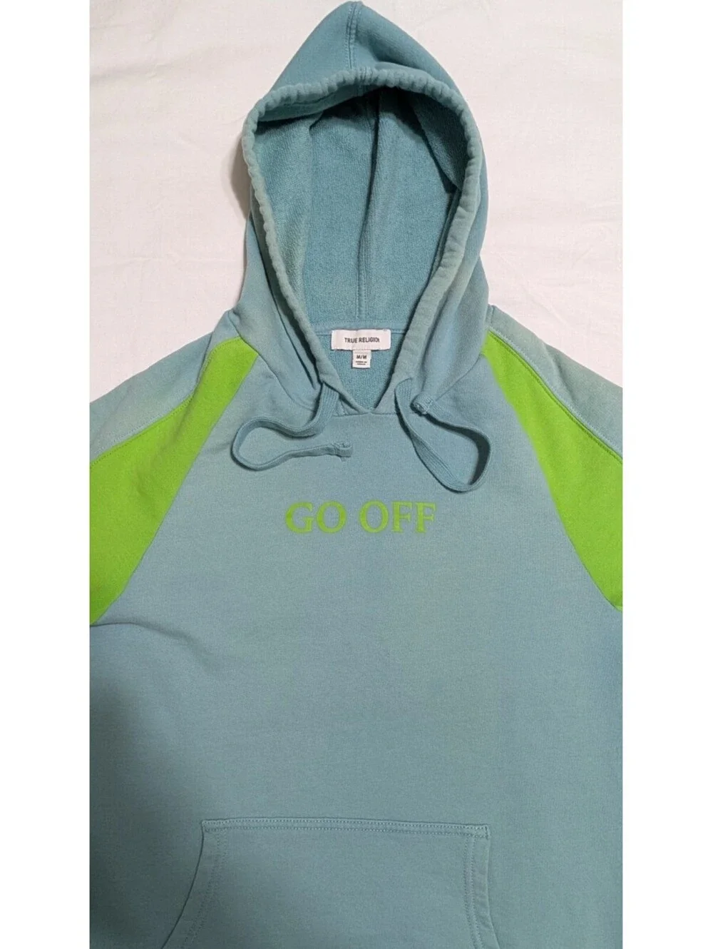 True Religion Men's Color-Block Hoodie 